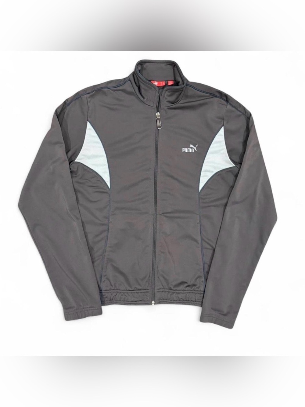 Vintage 00s Y2K Puma Gray Track Jacket